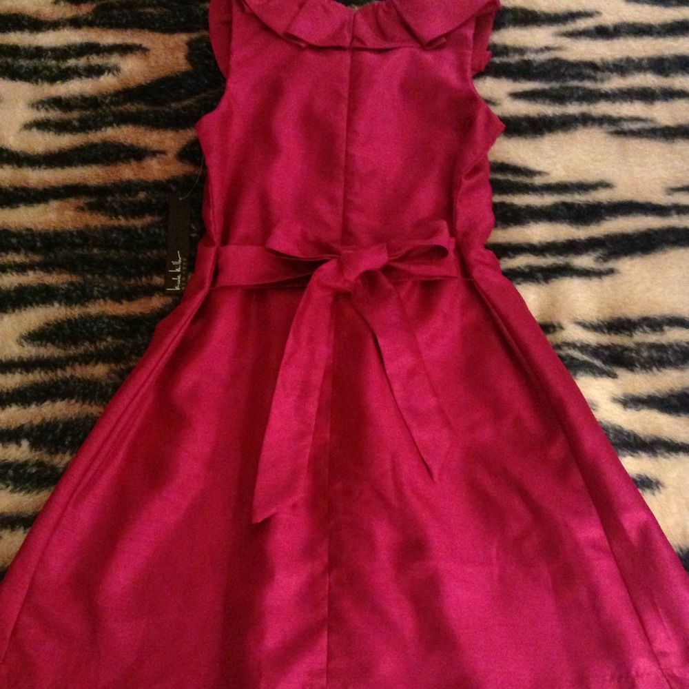 ALL OFFERS WELCOME, NEW Girls Formal Magenta Dress - Picture 2 of 3